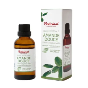 BOTICINAL Aceite vegetal orgánico 100% puro y natural - Almendras dulces, 50 ml